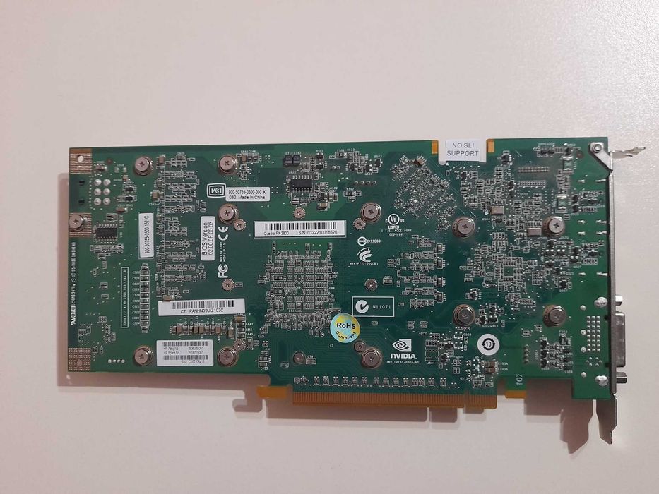 Placa video NVIDIA Quadro FX 3800, 1GB GDDR3, 256-bit  120 lei