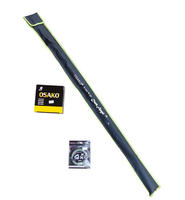 Лайт спининг комплект - въдица, макара и плетено влакно 0.06мм