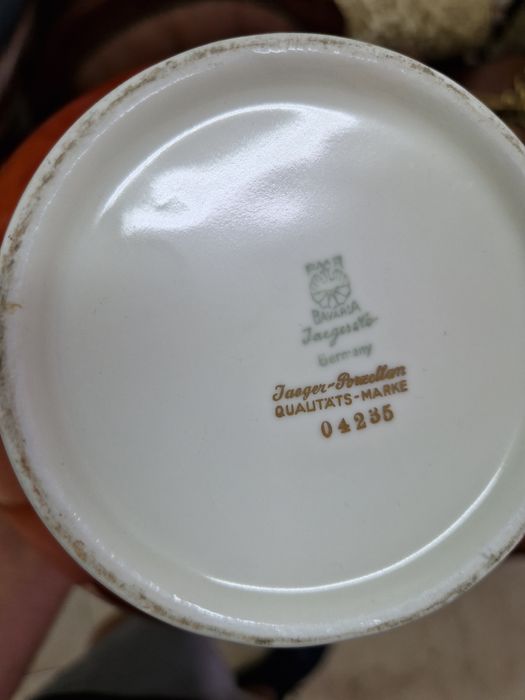 Рядка антикварна колекционерска порцеланова урна купа Rosenthal