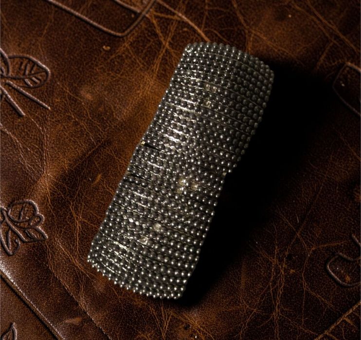 Brățară Elastică Metal Argintiu | Silver Beads Bracelet | DIY