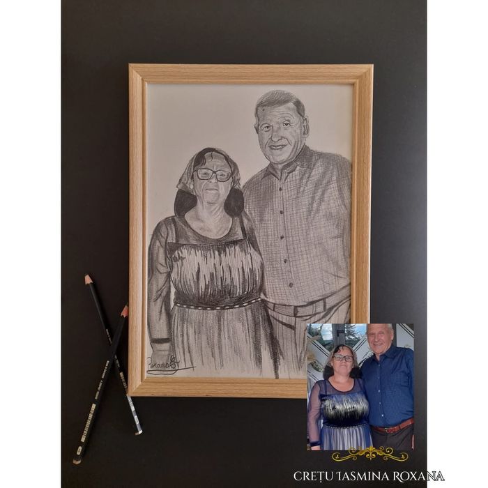 Icoane pictate manual & Portrete/Caricaturi în creion – Cadouri unice