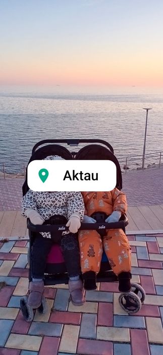 Каляска 2х местная Б/У