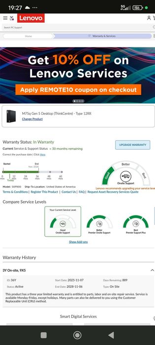 Lenovo thinkcenter M75q Gen 5