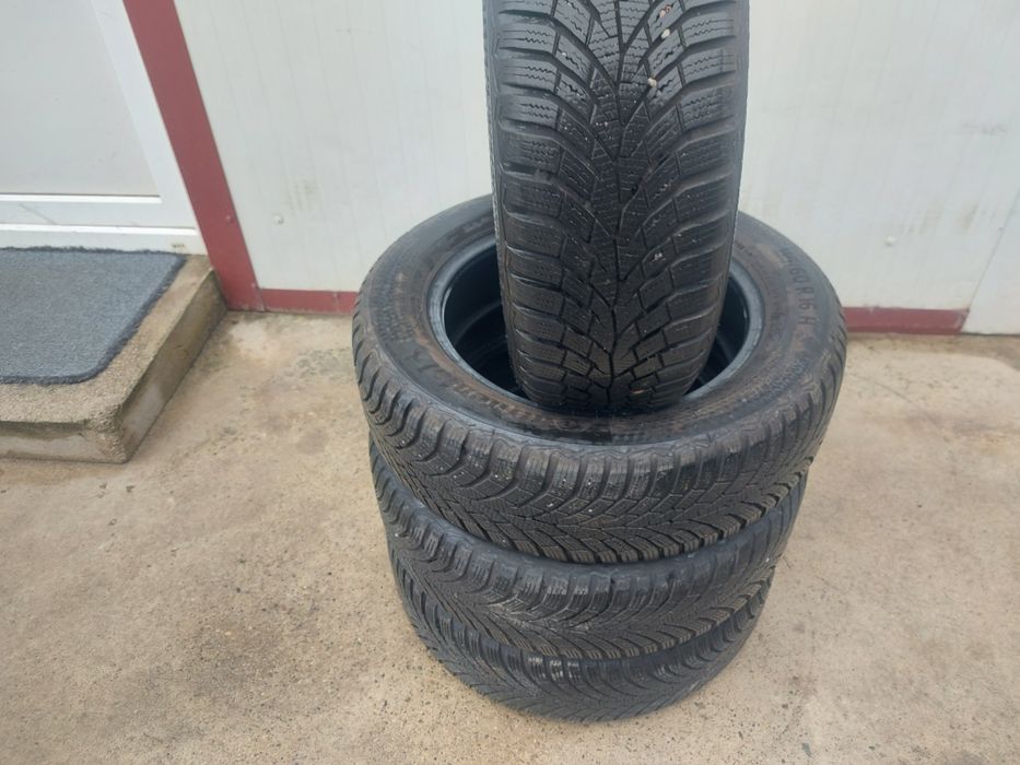 150 lei bucata!Set anvelope M+S/IARNA 195 60 r16 Continental 2023!7 mm