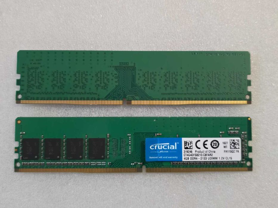Kit Memorie RAM Crucial 8GB (2x4GB) DDR4 2133MHz CL15 UDIMM 1.2V CT4G4DFS8213