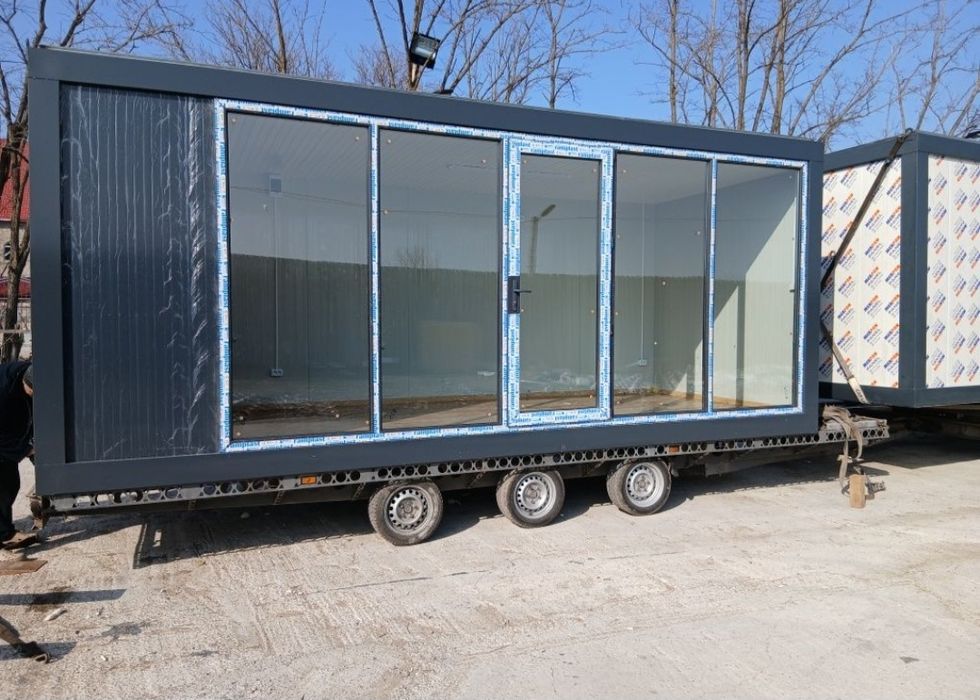 Vand containere modulare birou pret de sezon lucram fără avans