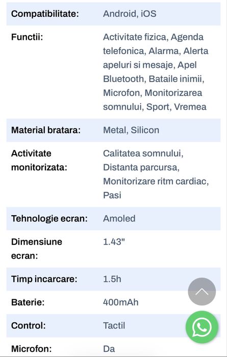Ceas smartwatch