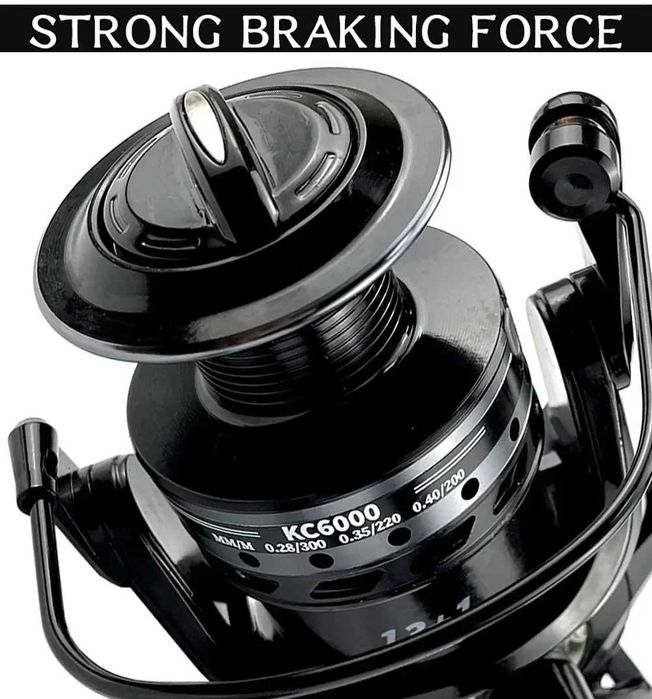 Mulineta de Pescuit ReelsKing KC6000 – Performanta si Fiabilitate pentru Pescuitul cu frana fata/spate baitrunner