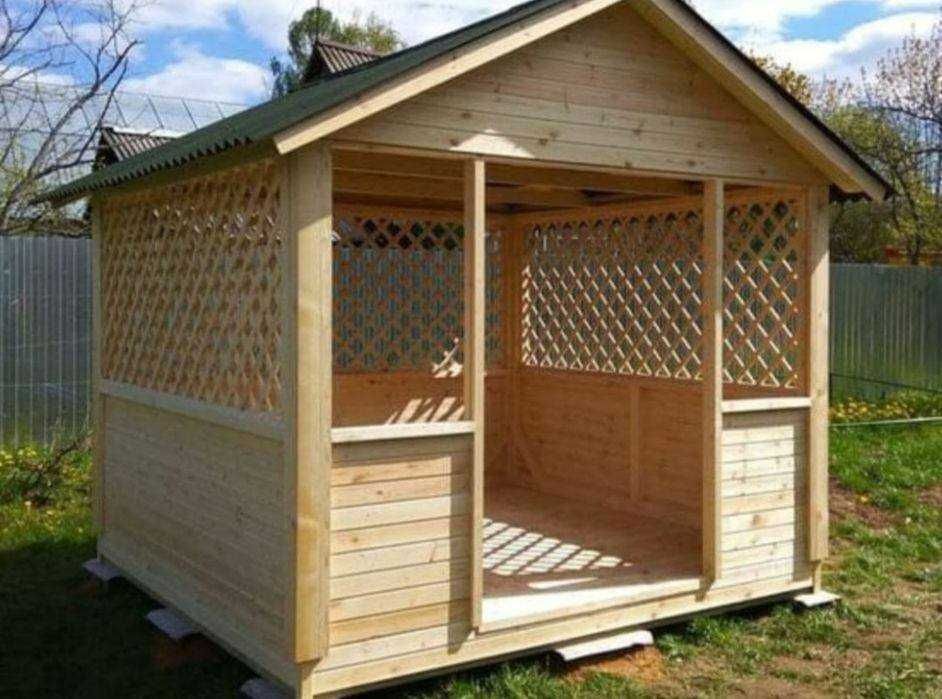 Terase, Foisoare, Cabana stil A-Frame si Case din structura de lemn