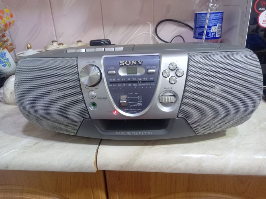 Sony boombox cd кассета