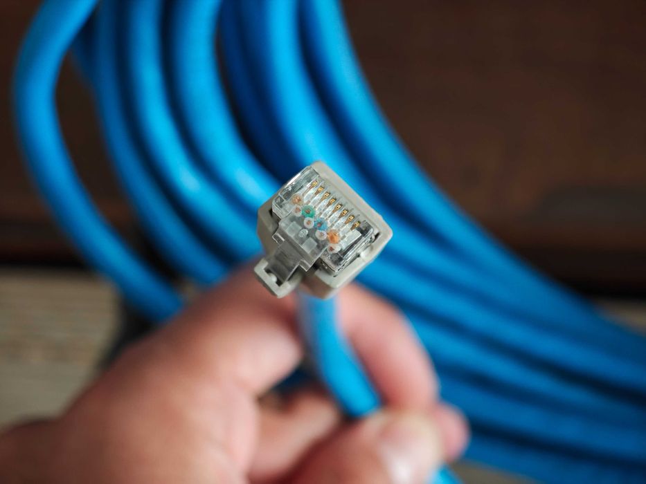 15 метра S/FTP Cat. 7 Ethernet ПАЧ кабел 100 Gbit/s, СИН patch