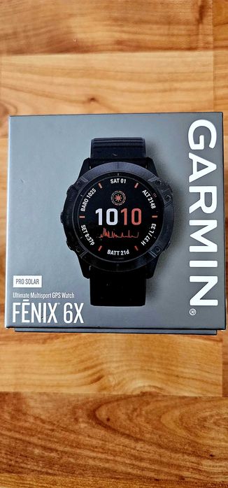 Vând ceas garmin Fenix 6 x pro solar.