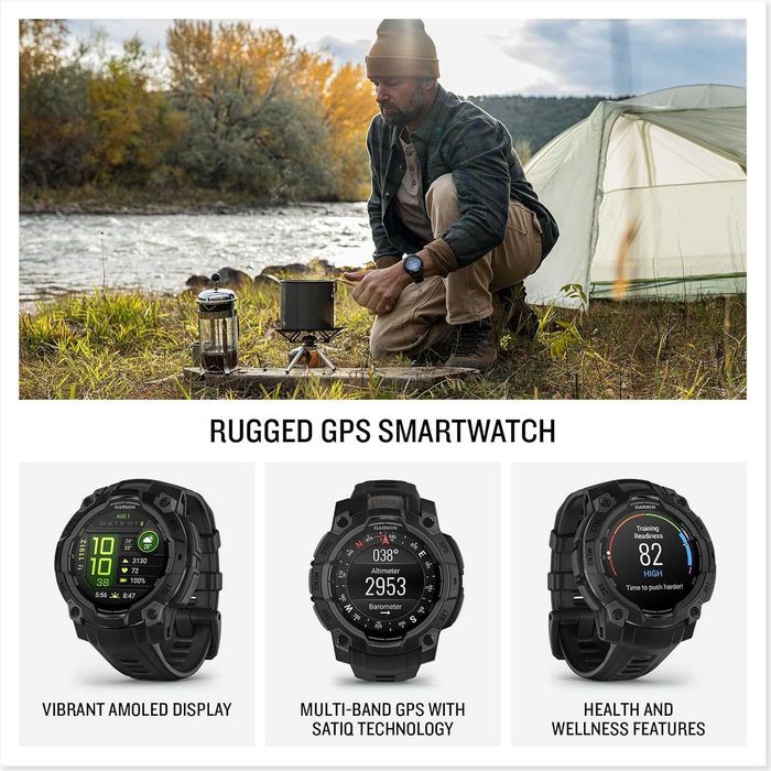 Garmin Instinct 3 AMOLED 45 mm Black