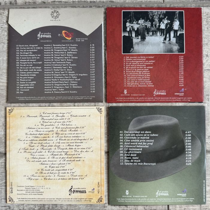 Pachet 4 - 20 cd-uri cu muzica romaneasca