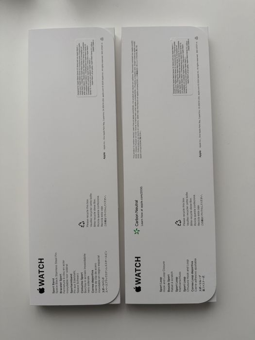 К-т от две оригинални каишки за Apple Watch series 9,10,11 и Ultra 2,3