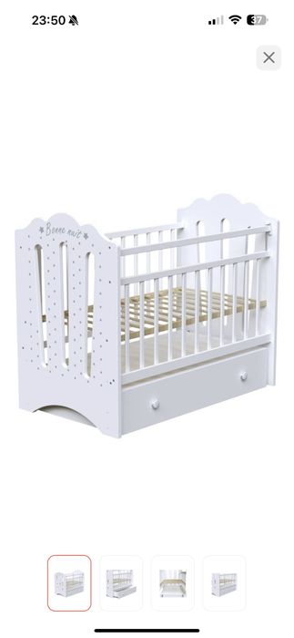 Балалар манеж-кроваткасы матрасымен