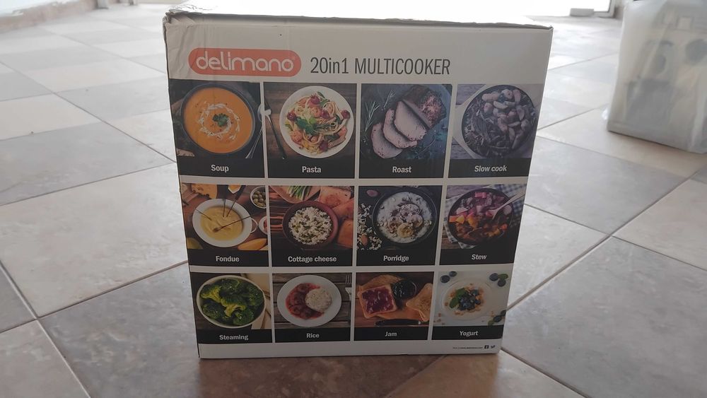 Delimano 20 в 1 Multicooker – 5L, 900W – НОВ, неизползван