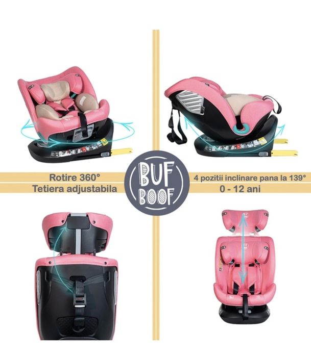 Scaun auto  buf boof nou