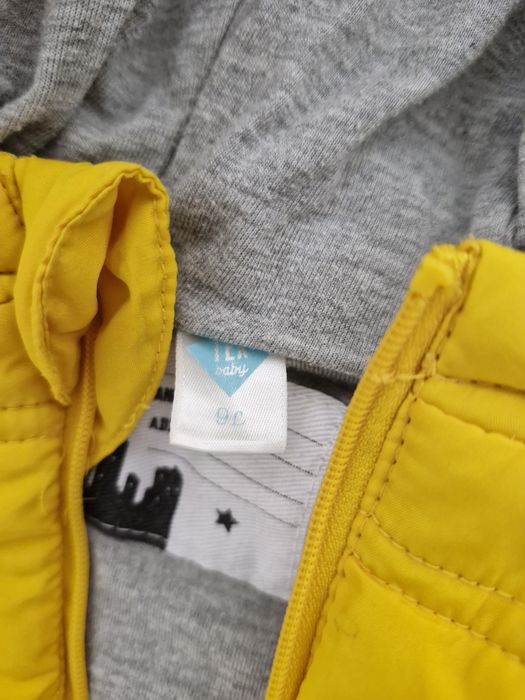 Vestă bebeluși galbenă