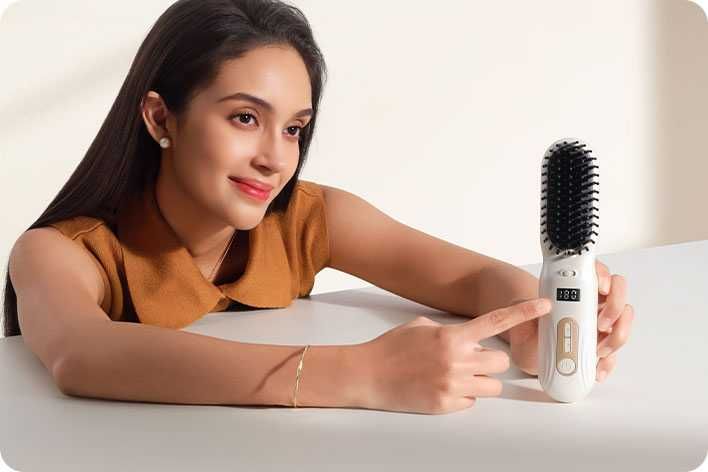 Выпрямитель Dazmol soch uchun Dreame Silky White Gold
