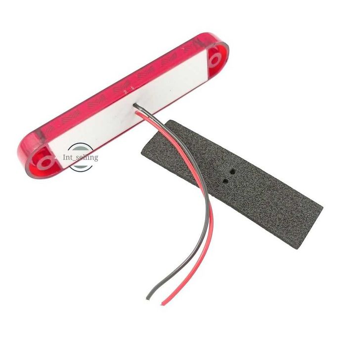 10 БРОЯ LED Червен Габарит 6 диода за камион ремарке платформа 12V-24V