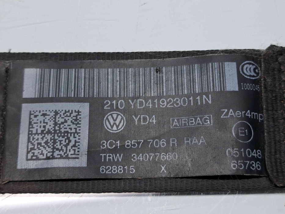 Centura dreapta fata Volkswagen Passat B7 (365) Variant [Fabr 2010-20