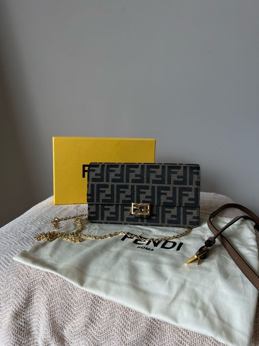 Fendi Compact Baguette Wallet Bag