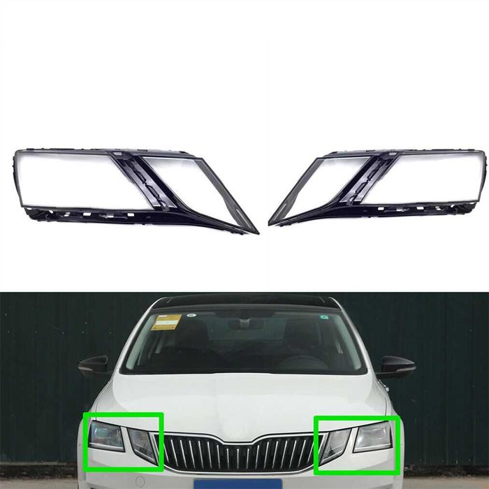 Skoda Octavia капак фар стъкло капаци фарове крушки шкода