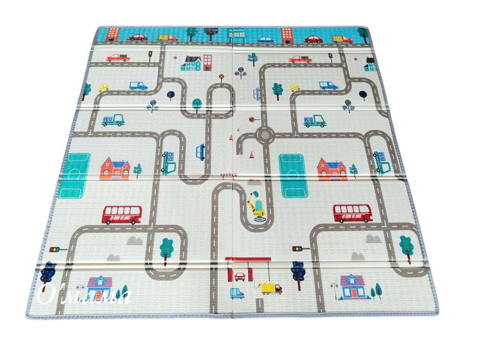 НОВО! 150х150см. Сгъваемо килимче за игра/ Термо постелка за кошара