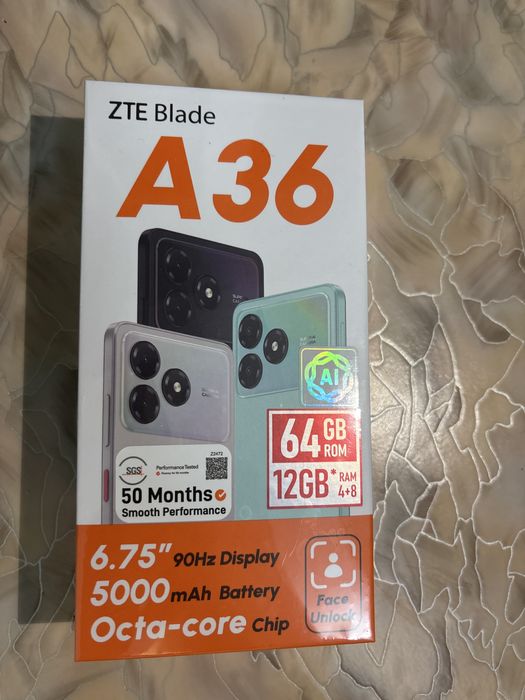 Смратфон ZTE Blade А36