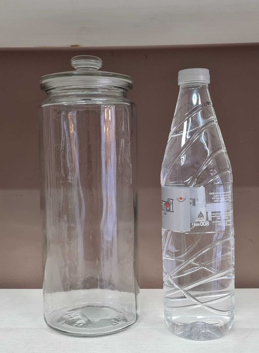 12 бр. стъклени буркани със стъклен капак 1.8L IKEA/VARDAGEN