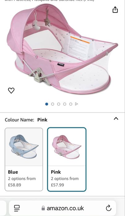 Раскладная кроватка