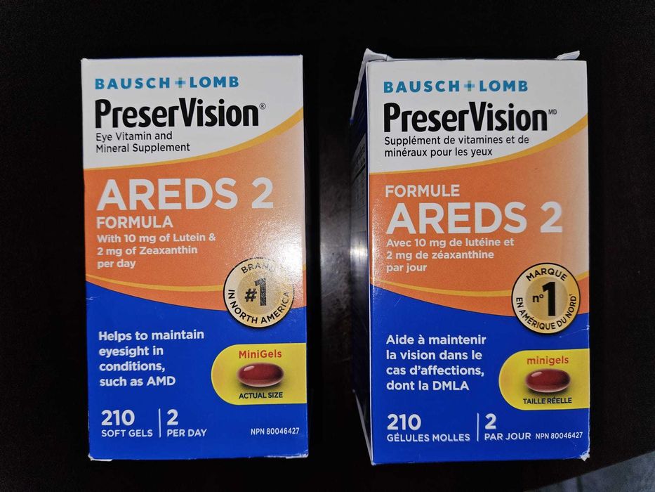 Suplimente vitamine ochi / vedere, degenerescenta maculara, AREDS2