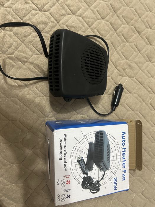 Автомобильный обогреватель/вентилятор 12V (200W)
