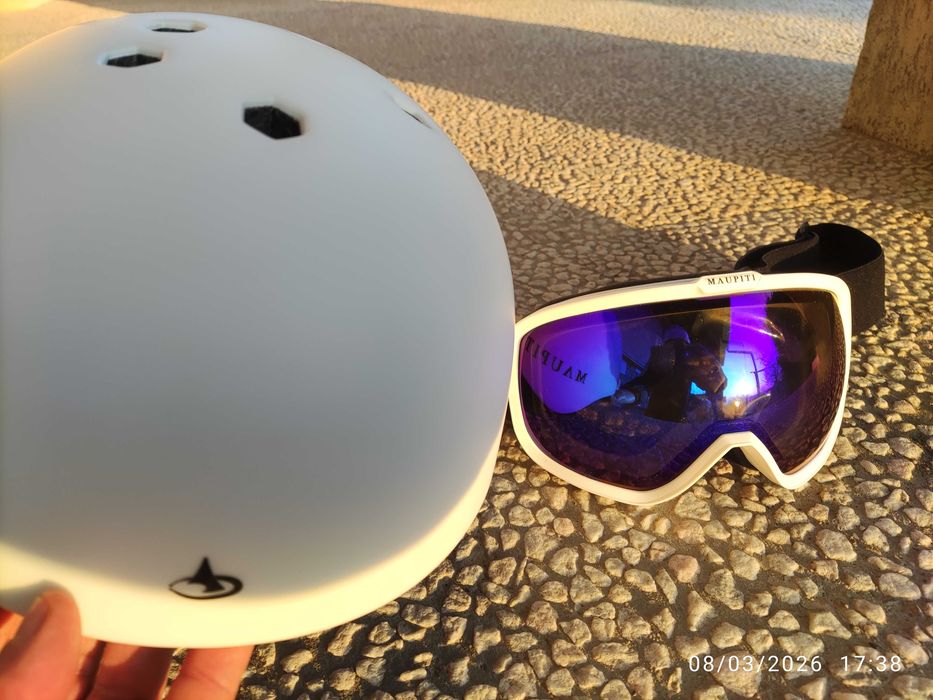 Casca și ochelari de ski Maupiti