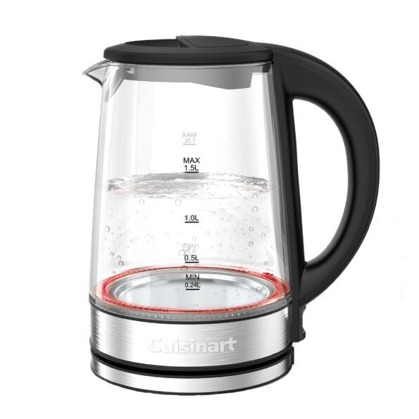 Cuisinart GK15E Стъклена електрическа кана 1.5л – като нов