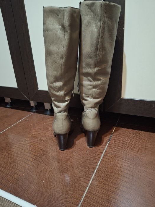 Сапоги зимние , кожаные.