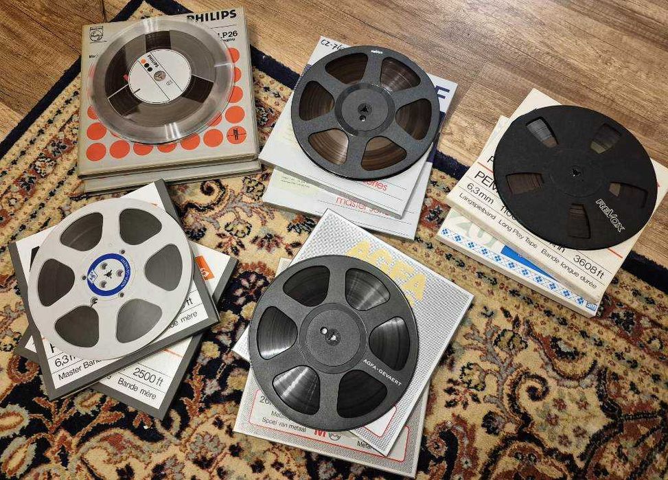 VAND Role cu banda, Benzi mari 26.5 cm pentru Magnetofon.