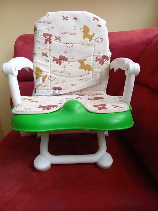 Здраво, практично, удобно детско столче за хранене/за маса с повдигане