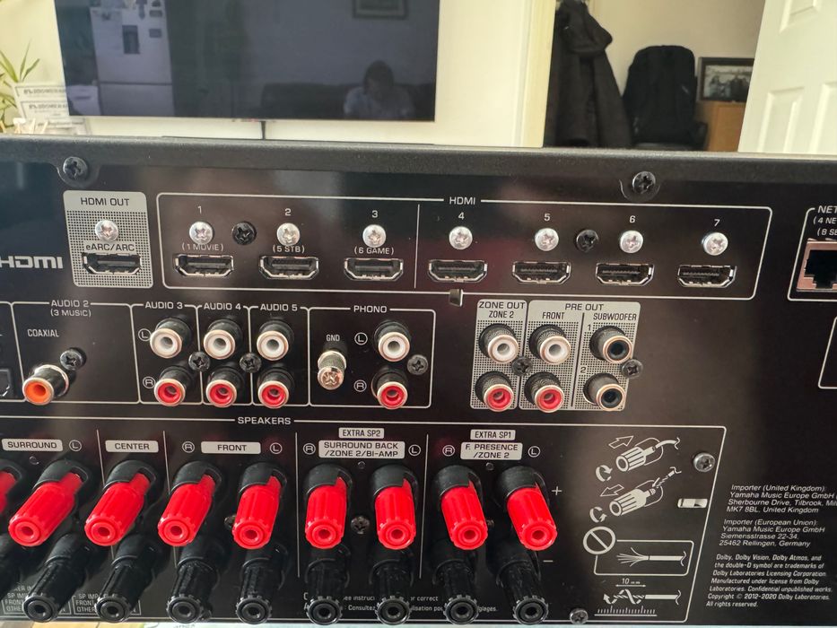Yamaha RX-V6A 7.2-channel home theater receiver