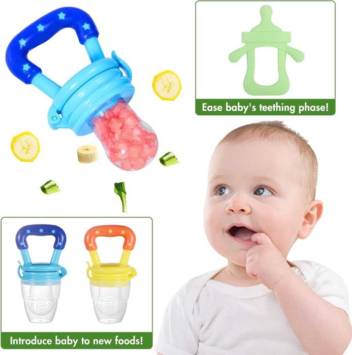 Set  diversificare  19 piese  pentru bebelusi , EDDA98® din silicon,