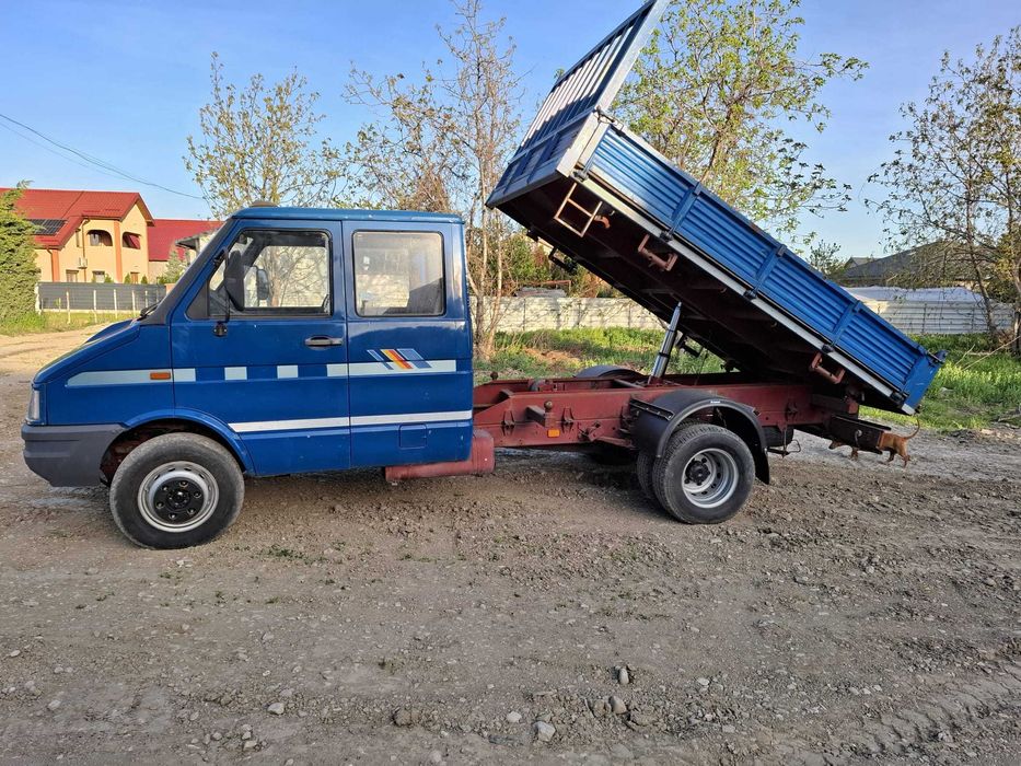 IVECO TurboDaily Basculabil/cutie cabina dubla doka an 1998 2.8TD Intercooler cat. C, recent adus Italia