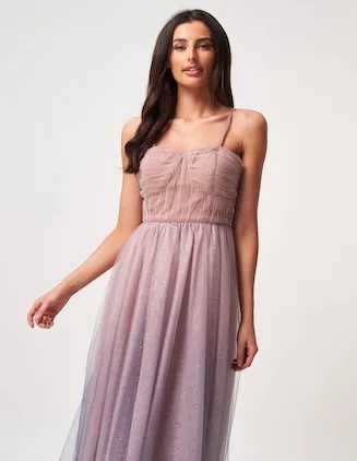 Rochie midi ocazie din tulle Forever Unique