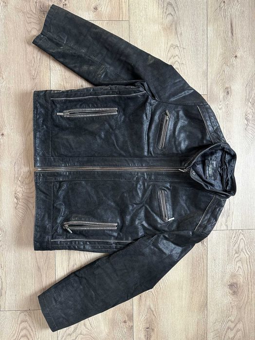 Geaca Piele Naturala LEGEND SCANDINAVIA Negru Barbati | Marime L 52