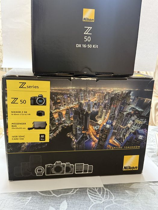 Nikon Z50 DX 16-50 Kit – почти неизползван