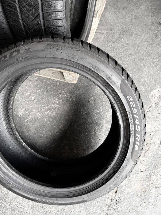 4 anvelope iarna 255/40/18 + 225/45/18 , Pirelli , RunFlat !