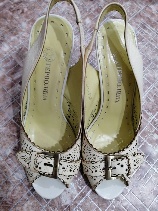 Туфли женские кожаные