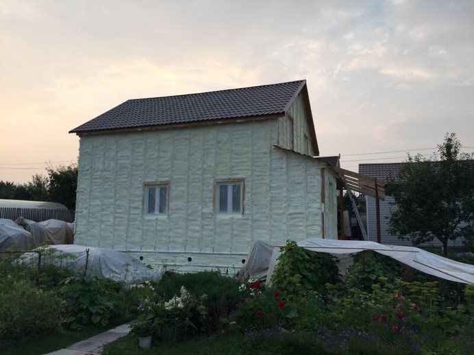 Утепление пенополиуретаном (ППУ)