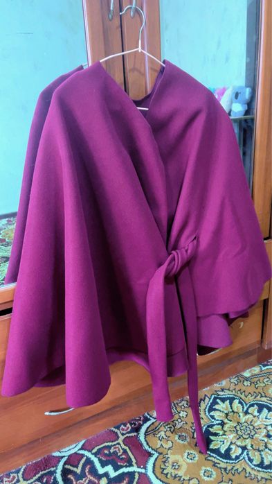 Модний панчо шапкаси билан женские одежда