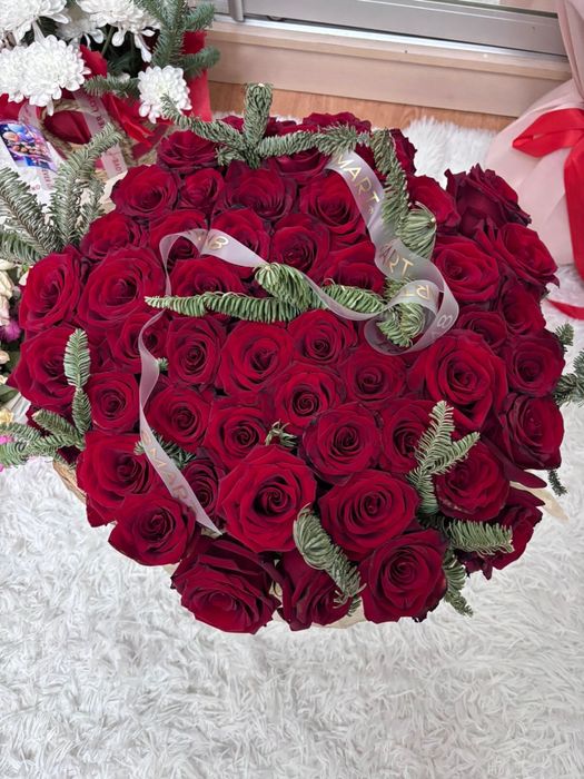 свежие букеты роз